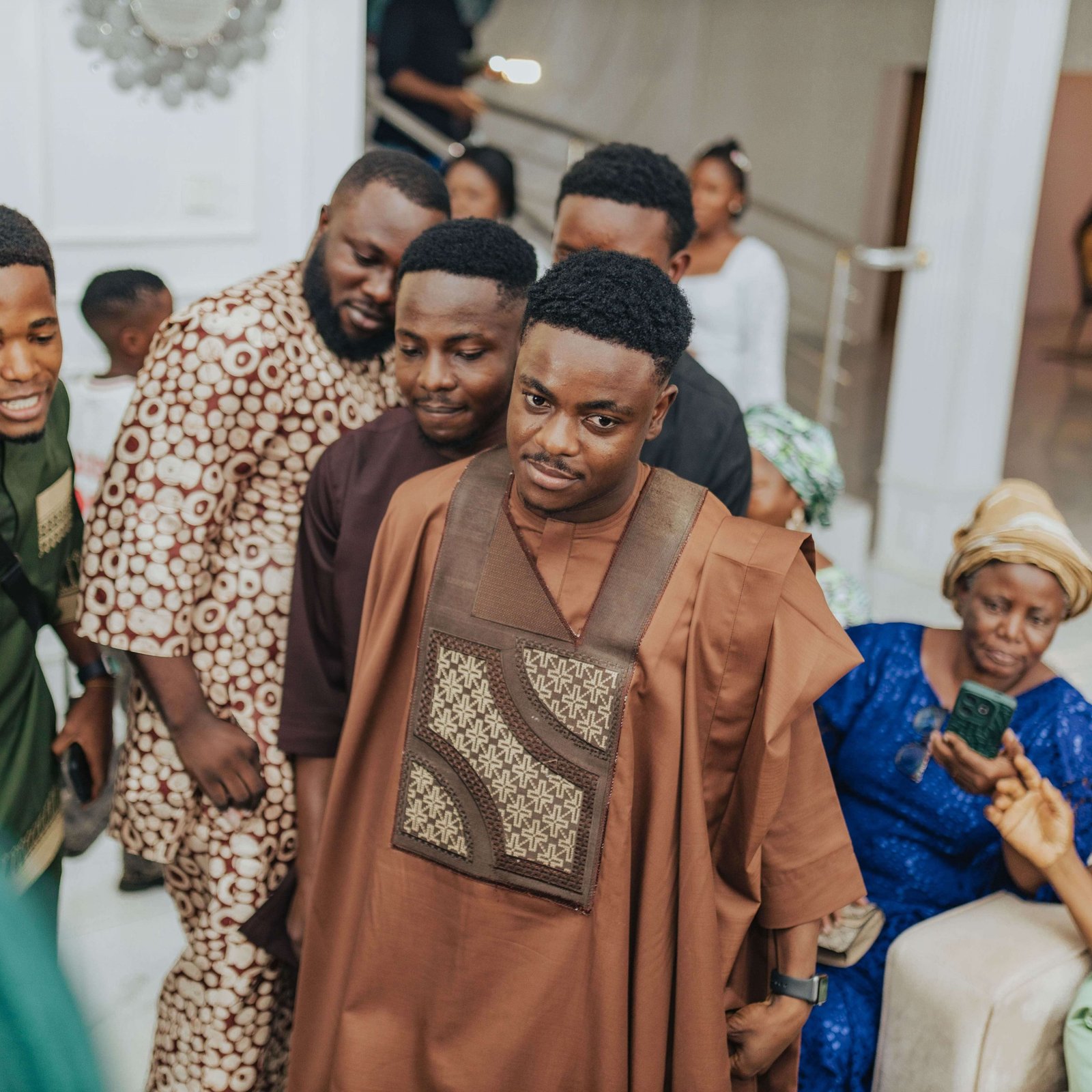 Wedding celebration moment