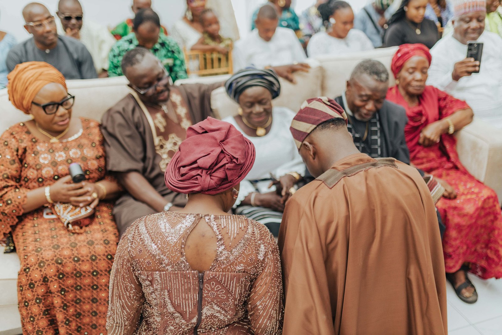 Wedding celebration moment